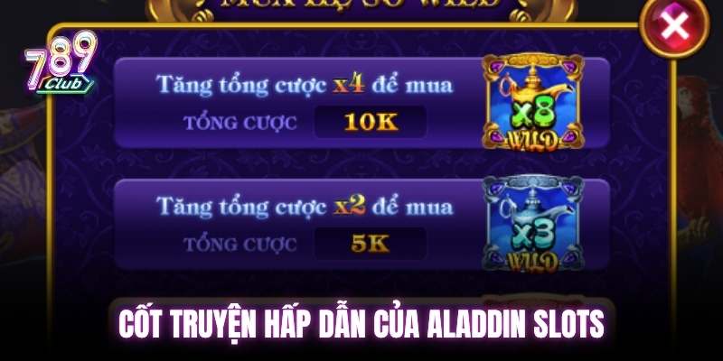 Aladdin Slots - Game quay hũ cổ tích hấp dẫn tại 789club