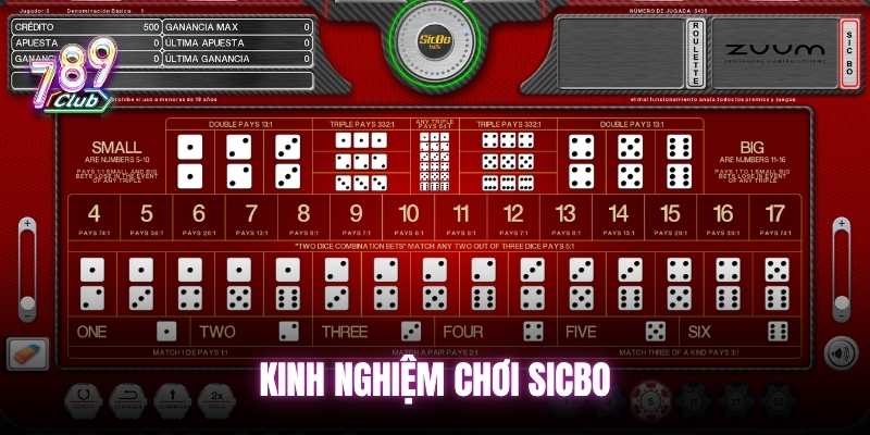 Các chiến thuật đỉnh cao chơi tài xỉu sicbo