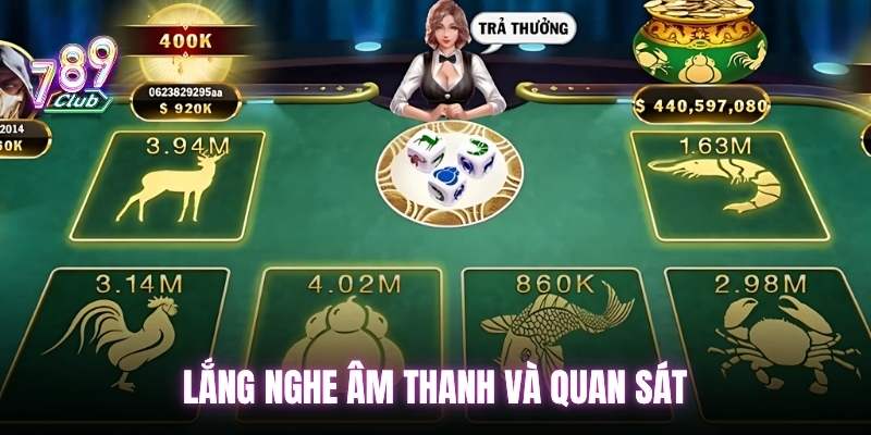 Lắng nghe âm thanh và quan sát