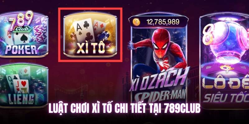 Luật chơi xì tố tại 789club chi tiết