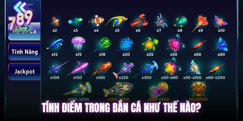 Phương pháp tính điểm trong săn cá