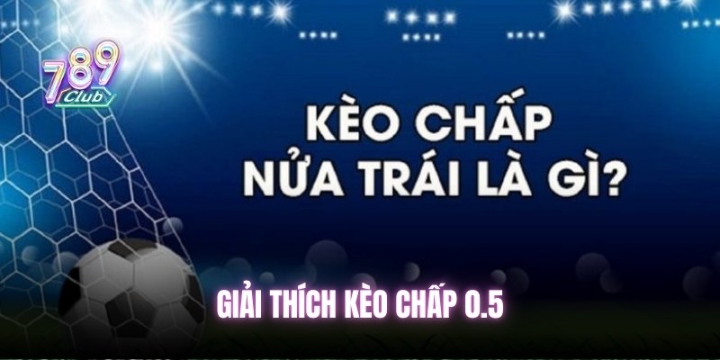Giải thích kèo chấp 0.5