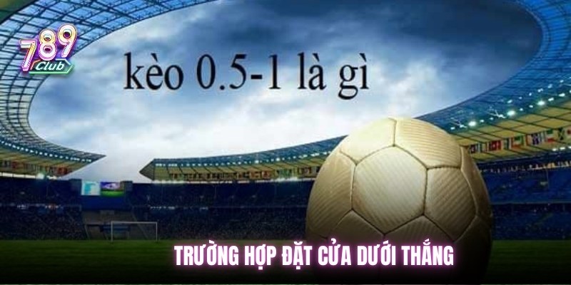 Trường hợp đặt cửa dưới thắng